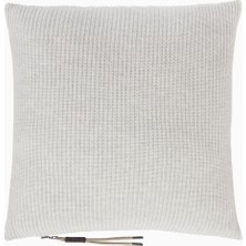 Brunello Cucinelli Fitilli Kaşmir Lüks Dekoratif, Italyan Tasarımı Kırlent Beyaz