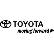 Beta Moda Hub Toyota Moving Forward Için Uyumlu Aksesuar Oto Sticker 20 cm