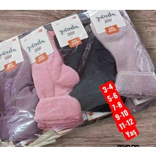 Panda P-23 Kivrik Cocuk Havlu Corap 6 Adet