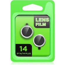 Hayat Store Iphone 14 Plus Raze Metal Kamera Lens - Siyah