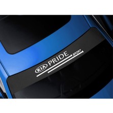 Beta Moda Hub Kia Pride Için Uyumlu Aksesuar Oto Ön Cam Oto Sticker Karbon