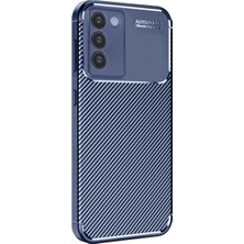 Hayat Store Vivo V30 Lite 4g Kılıf Auto Focus Karbon Kapak - Lacivert