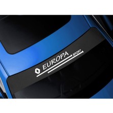 Beta Moda Hub Renault Europa Için Uyumlu Aksesuar Oto Ön Cam Oto Sticker Karbon