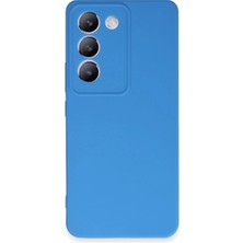 Hayat Store Vivo V30 Lite 4g Kılıf First Silikon - Mavi