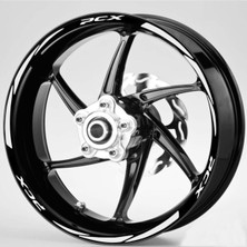 Beta Moda Hub Motosiklet Jant Şeridi Honda Pcx Yazılı Beyaz Sağ-Sol/ön-Arka