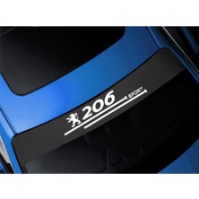 Beta Moda Hub Peugeot 206 Için Uyumlu Aksesuar Oto Ön Cam Oto Sticker Karbon