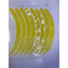 Beta Moda Hub Motosiklet Jant Şeridi Sarı Sağ-Sol/ön-Arka