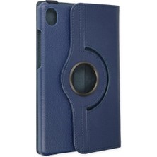 Hayat Store Samsung Galaxy X510 Tab S9 Fe 11 Kılıf 360 Tablet Deri Kılıf - Lacivert