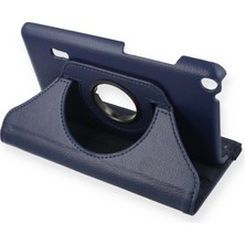 Hayat Store Huawei Mediapad T3 7 Kılıf 360 Tablet Deri Kılıf - Lacivert