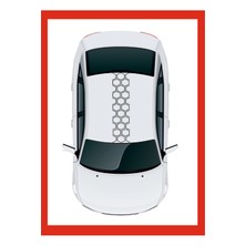 Beta Moda Hub Bal Peteği Tavan Oto Sticker 100*20 cm