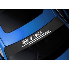 Beta Moda Hub Hyundai I30 Için Uyumlu Aksesuar Oto Ön Cam Sticker Karbon