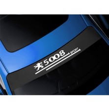 Beta Moda Hub Peugeot 5008 Için Uyumlu Aksesuar Oto Ön Cam Oto Sticker Karbon