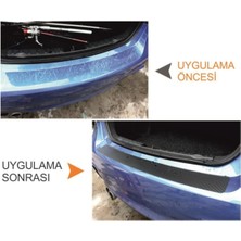 Beta Moda Hub Citroen Berlingo Için Uyumlu Aksesuar Oto Bagaj ve Kapı Eşiği Sticker Seti Karbon