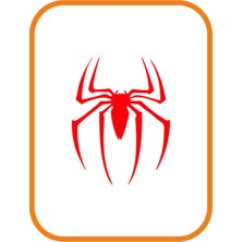 Beta Moda Hub Örümcek Marvel Oto Sticker Kırmızı 15*10 cm