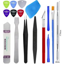 MHM Çok Amaçlı Çoklu Setler 4 Adet Plastik Sökme Spudger Kaldırma Küreği Açık Aracı Kart Mobil Telefon Tablet LCD Ekran Pil Vs Açma Araçları27