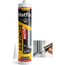 Hatfix HF50 Silikonize Mastik Antrasitgri 500GR
