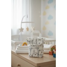 Soft Dekor Soft and Baby Ayıcık Bez Çantası (Dijital Baskı Kalın Kumaş)