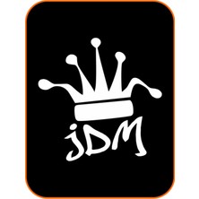 Beta Moda Hub Jdm Oto Sticker Beyaz 20*20 cm