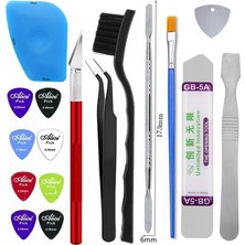 Smnr Evrensel Profesyonel Açma Aleti Seti Plastik Metal Düz Esnek Levye Spudger Sökme Tamir Aletleri Seti Tablet Dizüstü Bilgisayar Ceptelefonu VS01