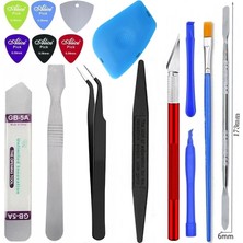 MHM Çok Amaçlı Çoklu Setler 4 Adet Plastik Sökme Spudger Kaldırma Küreği Açık Aracı Kart Mobil Telefon Tablet LCD Ekran Pil Vs Açma Araçları06