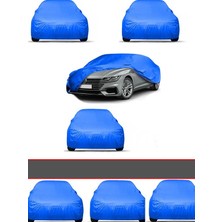 Beta Moda Hub Renault Clıo Uyumlu Oto,araç Brandası Mavi Hatchback No2