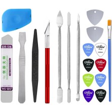 Smnr Evrensel Profesyonel Açma Aleti Seti Plastik Metal Düz Esnek Levye Spudger Sökme Tamir Aletleri Seti Tablet Dizüstü Bilgisayar Ceptelefonu VS18