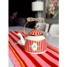 Crearthome Bellisima Emaye Kettle ve Şekerlik Takımı