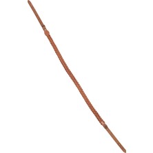 T. Askı Kayışı - Savage - Deri Örgülü - Taba