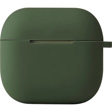 Hayat Store Airpods 4 (4.nesil) Hang Kılıf - Koyu Yeşil
