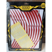 Beta Moda Hub Motosiklet Jant Şeridi Kırmızı Pcx Sağ-Sol/ön-Arka