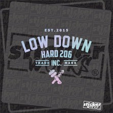 Beta Moda Hub Low Down Hard 206 Hologram Arka Cam Sticker