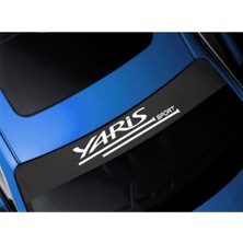 Beta Moda Hub Toyota Yaris Için Uyumlu Aksesuar Oto Ön Cam Oto Sticker Karbon