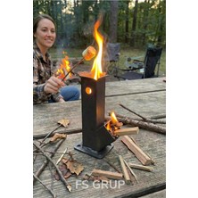 FS GRUP | Mini Roket Soba - Masa Üstü Dekoratif Soba