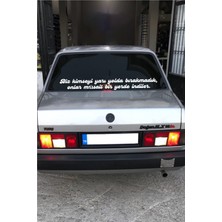 Beta Moda Hub Oto Cam Yazı Sözleri Ticari-Servis-Dolmuş-Panelvan Uzun Sticker Model 39