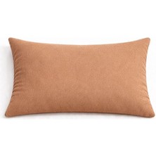 PerdeYap Kadife Dokulu Kakao Kırlent Yastık Kılıfı ( 1 Adet )