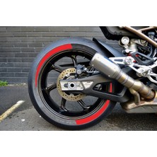 Beta Moda Hub Motosiklet Lastik Yanağı Kırmızı Sağ-Sol/ön-Arka