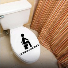 Beta Moda Hub 1 Parça Tuvalet Sticker Yaratıcı Su Geçirmez Duvar Sticker Tuvalet Çıkartmalar