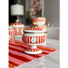 Crearthome Bellisima Emaye Çaydanlık ve Şekerlik Takımı