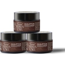 Okaliptuslu Masaj Kremi -3 Adet- Biberiye +Nane + Çay Ağacı 30 ml