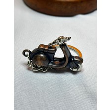 Scooter Metal Anahtarlık Bronz