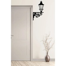 Beta Moda Hub Park Lambası Şamdan 2 Adet Duvar Sticker Yapıştırma (Sudan ve Nemden Etkilenmez)