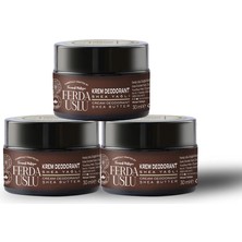 Fermente Mutfağım Doğal Krem Deodorant 3 Adet x 30 ml