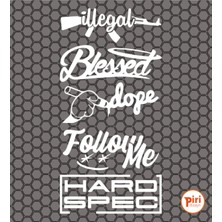 Beta Moda Hub Oto Arka Cam Sticker Model 19 40*25 cm