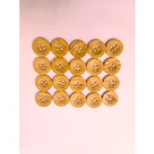 Çillor 90 Adet Kokanat Düğme/30 Adet 18BOY-11,4MM/30ADET 24BOY-15,2MM/30ADET 28BOY-17,8MM