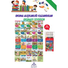 Ata Yayıncılık 1. Sınıf Okuma Alışkanlığı Kazandıran Okumayı Sevdiren 30 Kitap + Keçeli Kalem Hediyeli