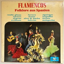 Polydor Flamencos Folklore Aus Spanie Lp Plak (Orijinal Dönem Alman Baskı)