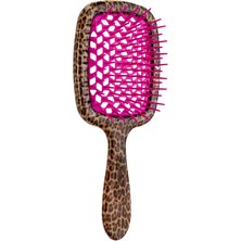 Janeke Superbrush Saç Fırçası Leopar Pembe SP230 Mac Fux