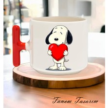 Tanem Bardak Kahve Çay Fincanı Hediye Sevgili Gün - T Kulp Kupa