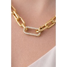 Thb.Edition 14K Gold Kaplama Çelik Kolye