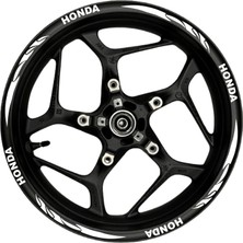Beta Moda Hub Honda Beyaz Yazılı  Beyaz Pençe Şeritli
